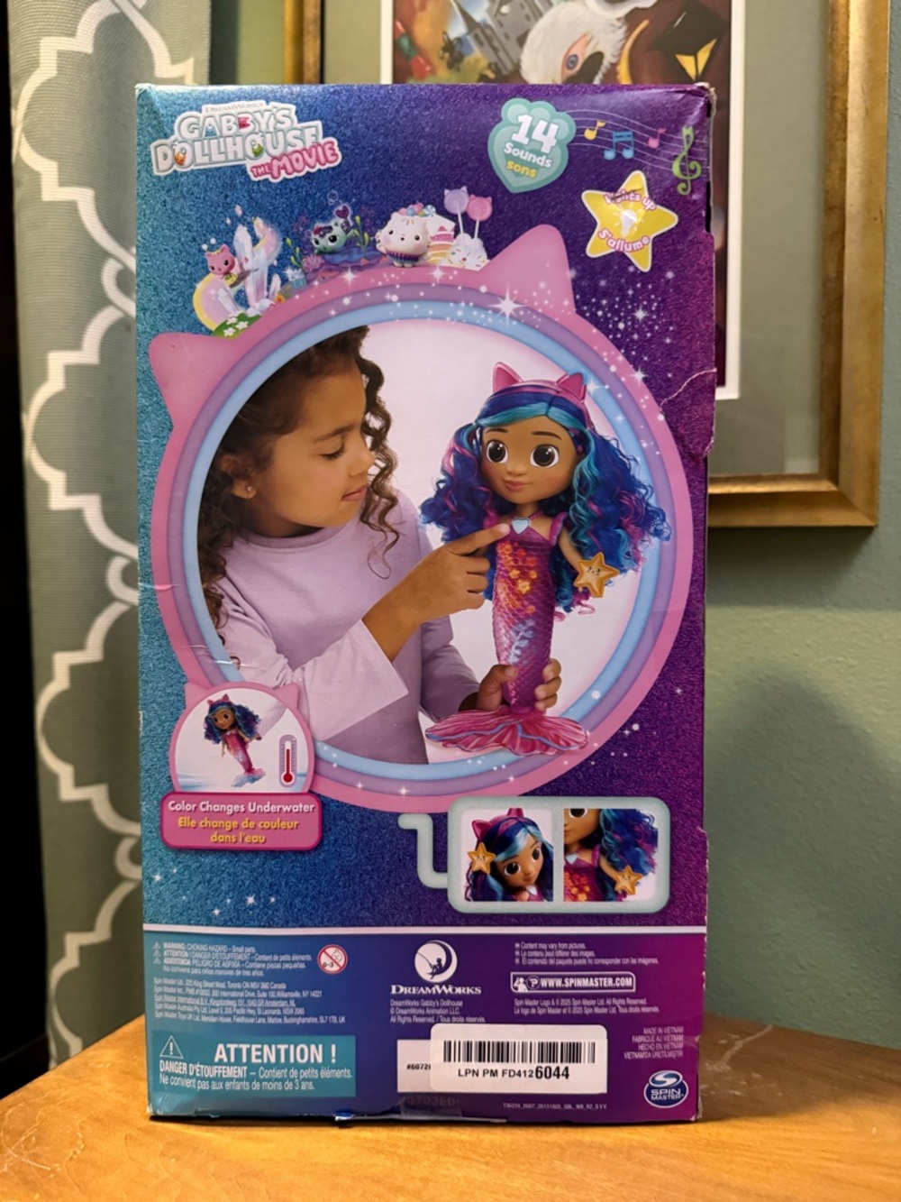 DreamWorks Gabby’s Dollhouse Mermaid Doll – NIB - Picture 15 of 16